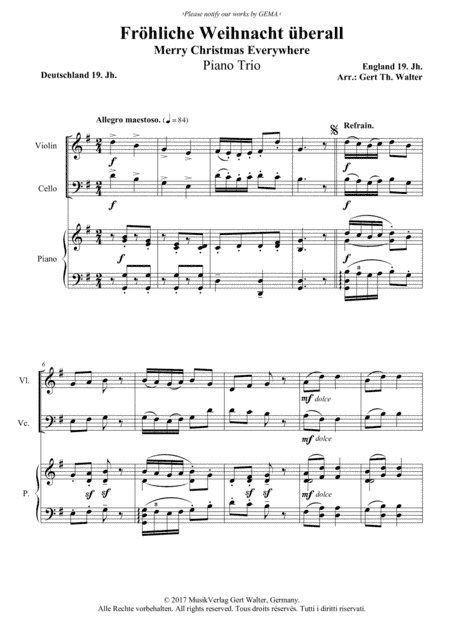 Merry Christmas Everywhere (arr. Gert Th. Walter)