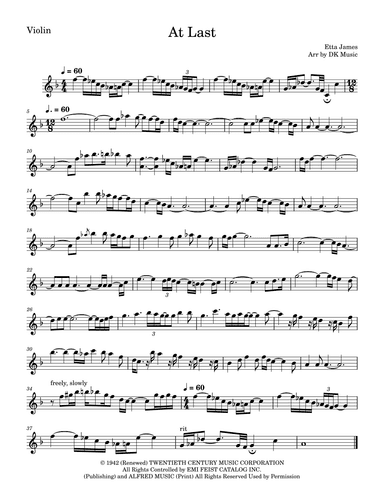 At Last (arr. DK Music)