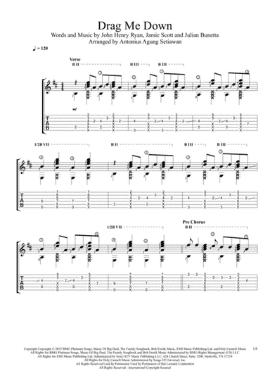 Drag Me Down (arr. Antonius Agung Setiawan)