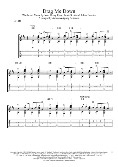 Drag Me Down (arr. Antonius Agung Setiawan)
