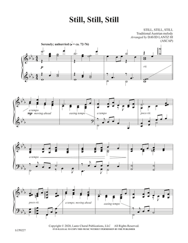 Still, Still, Still (arr. David Lantz III)