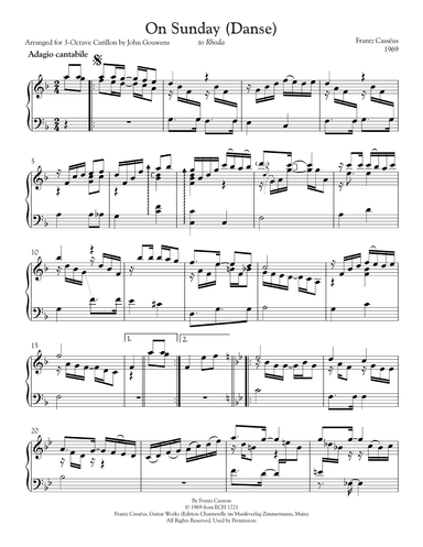 On Sunday (dance) (arr. John Gouwens)