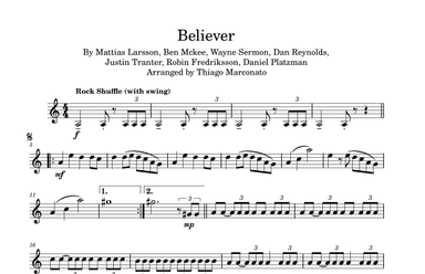Believer (arr. Thiago Marconato)