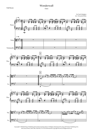 Wonderwall (arr. Fernando Britto)