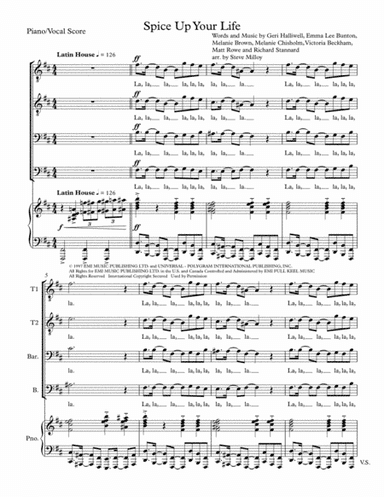 Spice Up Your Life (arr. Steve Milloy)