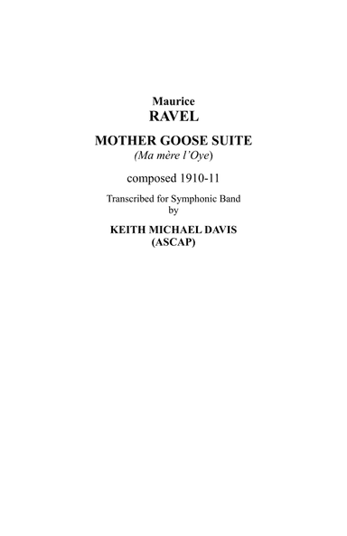 Mother Goose Suite (score only, 11" x 17" format) (arr. Keith Michael Davis)