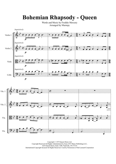 Bohemian Rhapsody (arr. Marmpy)