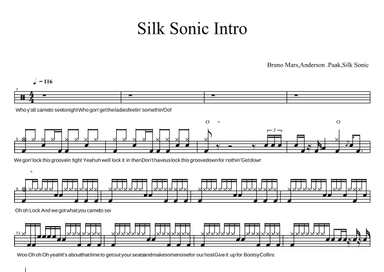Silk Sonic Intro (arr. COPYDRUM)