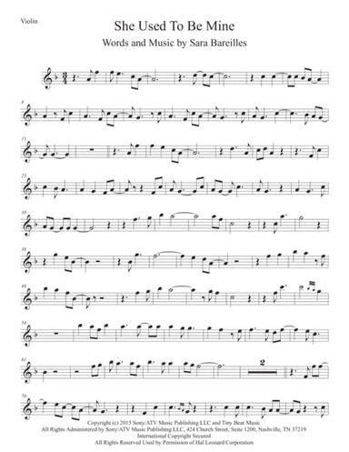 She Used To Be Mine from WAITRESS THE MUSICAL (arr. Kevin Busse)