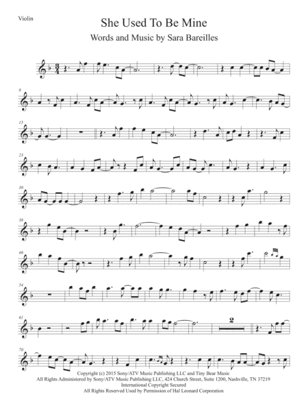 She Used To Be Mine from WAITRESS THE MUSICAL (arr. Kevin Busse)