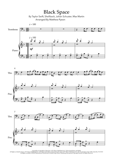 Blank Space (arr. Matthew pyeon)