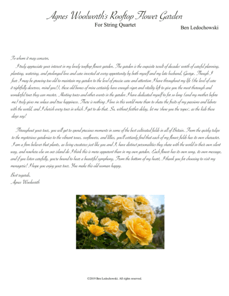 Agnes Woolworth's Rooftop Flower Garden