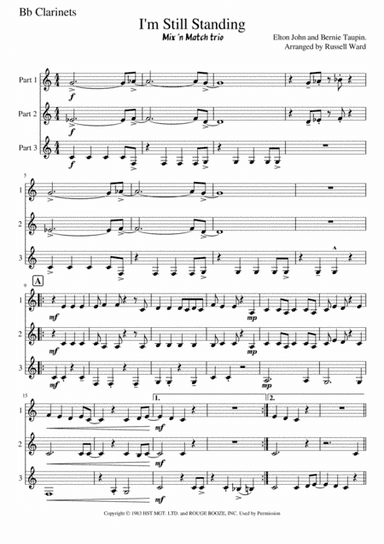 I'm Still Standing (arr. Russell Ward)