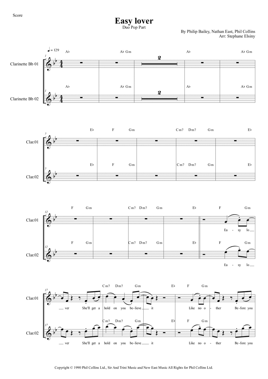 Easy Lover (arr. Stephane ELSINY)
