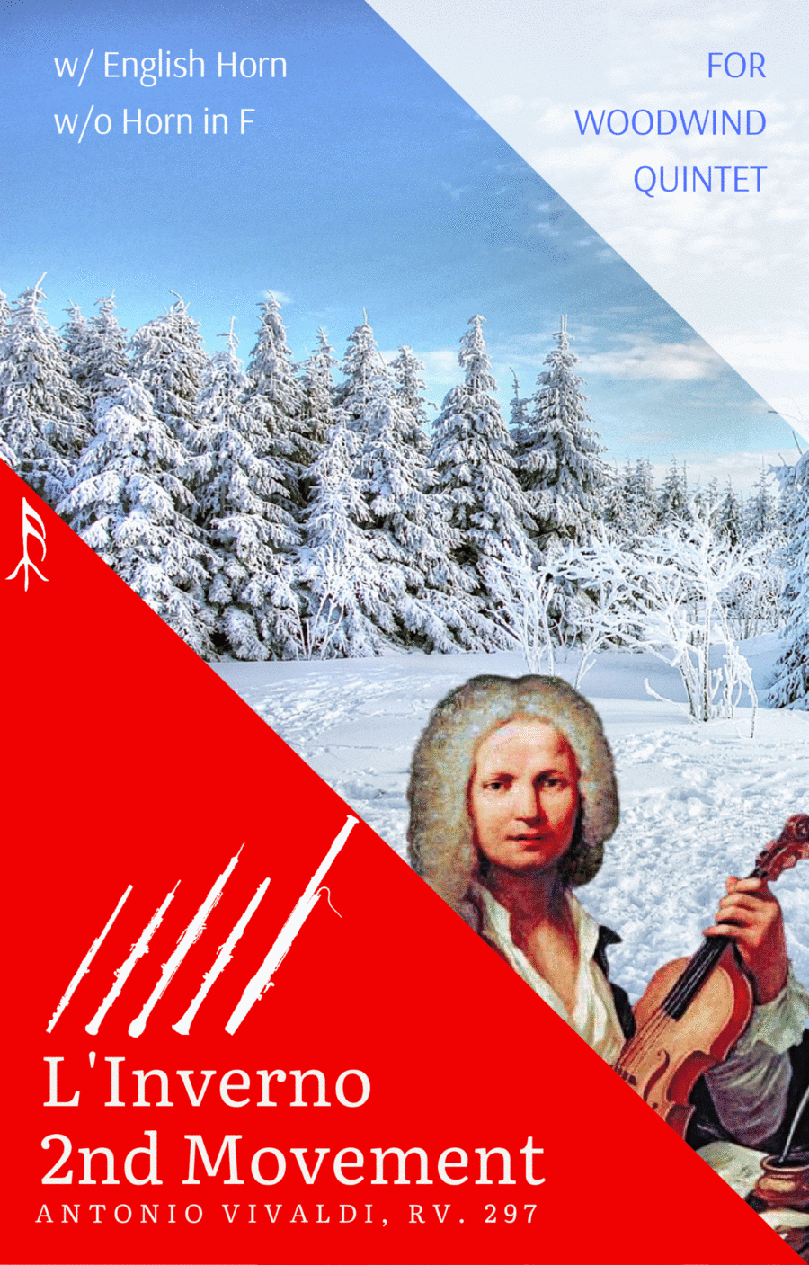 Largo from Winter by Vivaldi for Woodwind Quintet - with English Horn and without French Horn (arr. Woods Only)