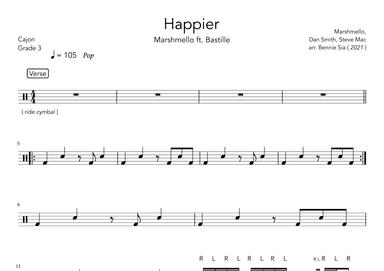 Happier (arr. Bennie Sia)