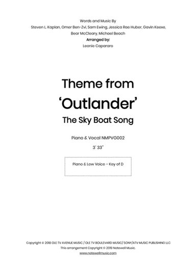 Outlander (arr. Leonie Capararo)