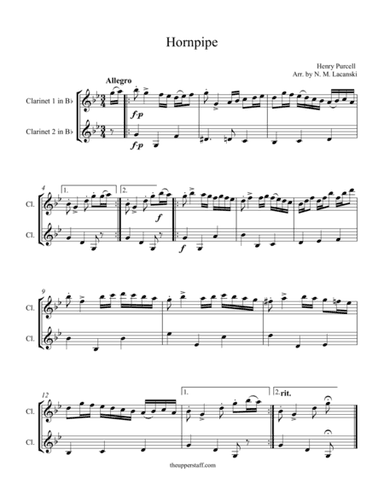 Hornpipe (arr. Nick Lacanski)