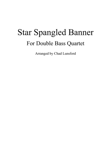 Star Spangled Banner (arr. Chad Lunsford)