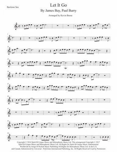Let It Go (arr. Kevin Busse)