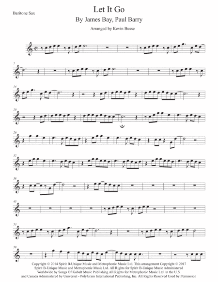Let It Go (arr. Kevin Busse)