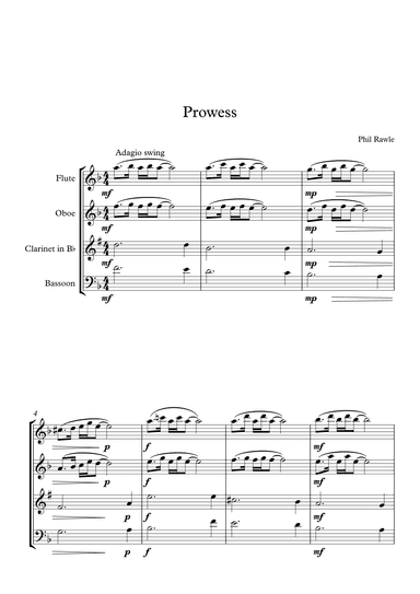Prowess - Wind Quartet