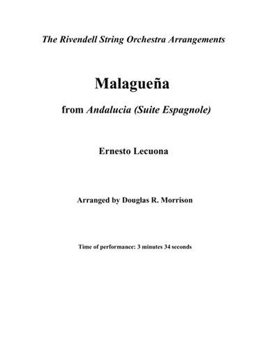 Malaguena (arr. Douglas R. Morrison)