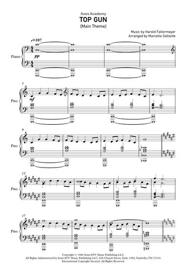 Top Gun Anthem (arr. Marcello Gallante)