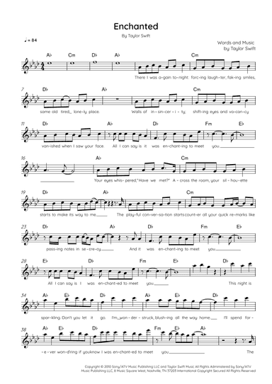 Enchanted (arr. Arr. MDS)
