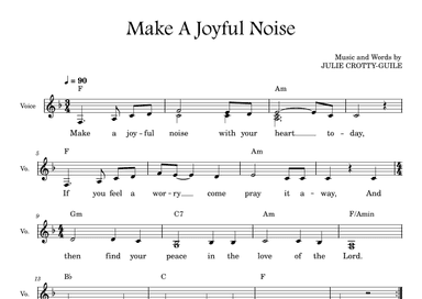 "Make a Joyful Noise"