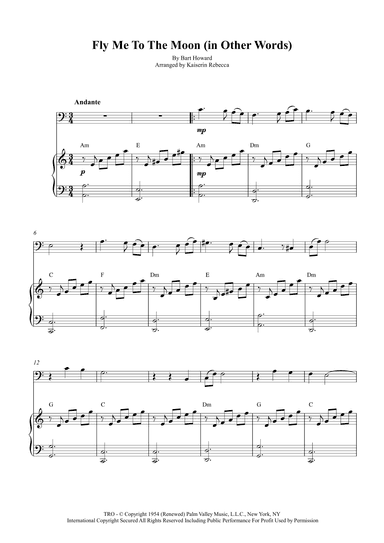Fly Me To The Moon (in Other Words) (arr. Kaiserin Rebecca)