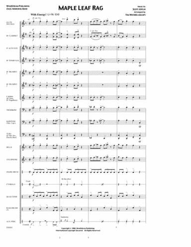 Maple Leaf Rag (arr. Tim Waters)