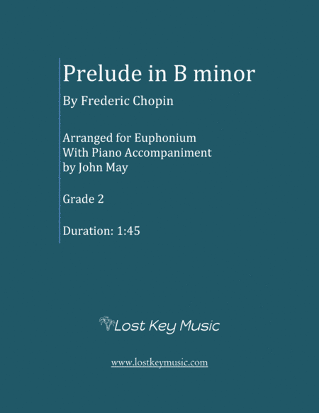 Prelude in B minor-Euphonium Solo with Piano Accompaniment (arr. John May)