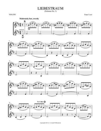 Liebestraum (arr. Mark Phillips)