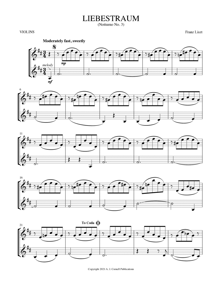 Liebestraum (arr. Mark Phillips)