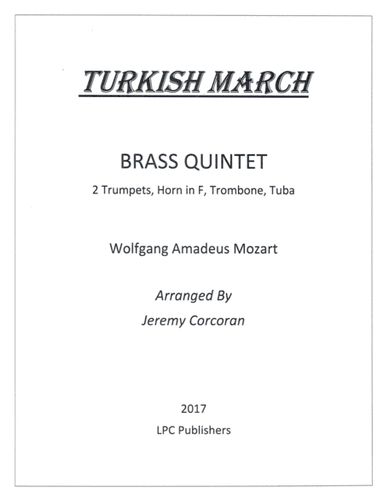 Turkish March for Brass Quintet (arr. Jeremy Corcoran)