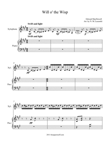 Will O' the Wisp (arr. Nick Lacanski)
