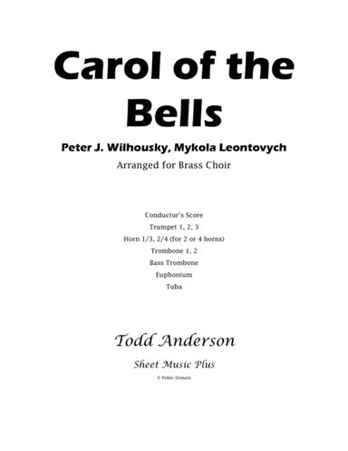 Carol of the Bells (arr. Todd Anderson)