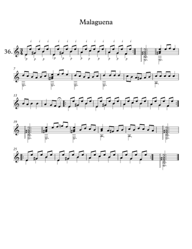 Malaguena (arr. Milan Mitic)