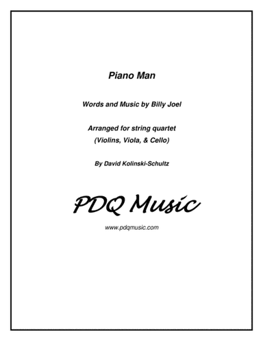 Piano Man (arr. David Kolinski-Schultz)