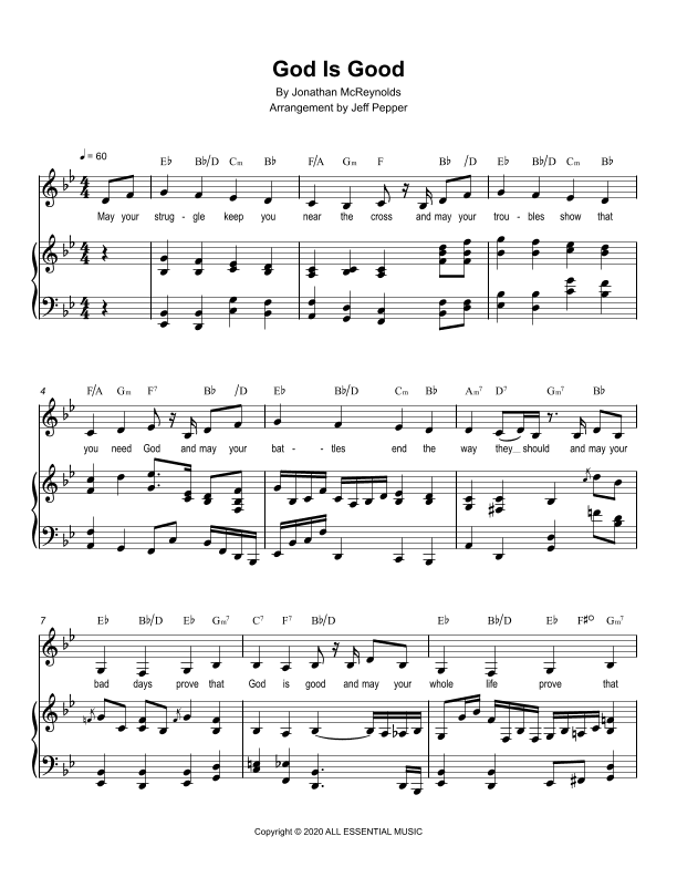 God Is Good (arr. Jeff Pepper)