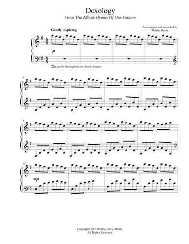 Doxology (arr. Robby Davis Music)