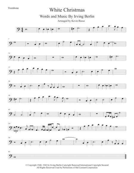 White Christmas (arr. Kevin Busse)