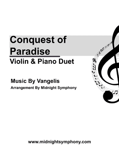 Conquest Of Paradise (arr. Midnight Symphony)