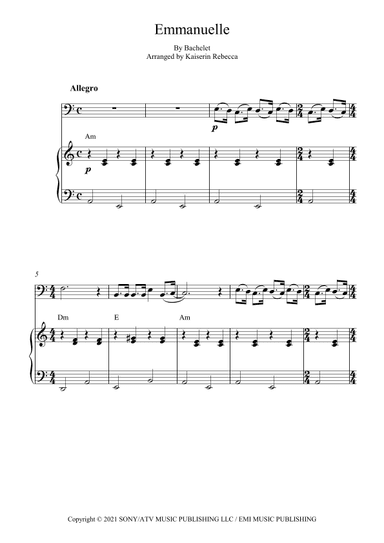 Emmanuelle (arr. Kaiserin Rebecca)