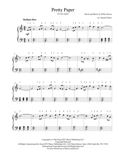 Pretty Paper (arr. Samuel Stokes)