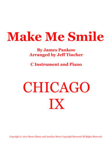 Make Me Smile (arr. Jeff Tincher)