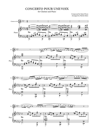 Concerto Pour Une Voix (arr. Merlin Sisko)