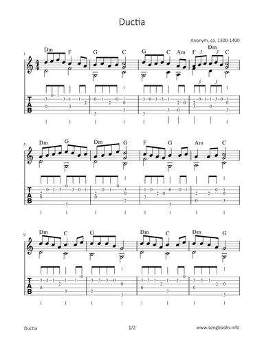 Ductia (arr. Bettina Schipp)