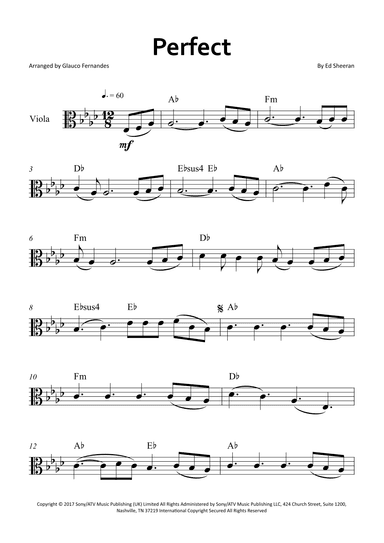 Perfect (arr. Glauco Fernandes)